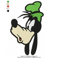 Goofy 01 Embroidery Designs